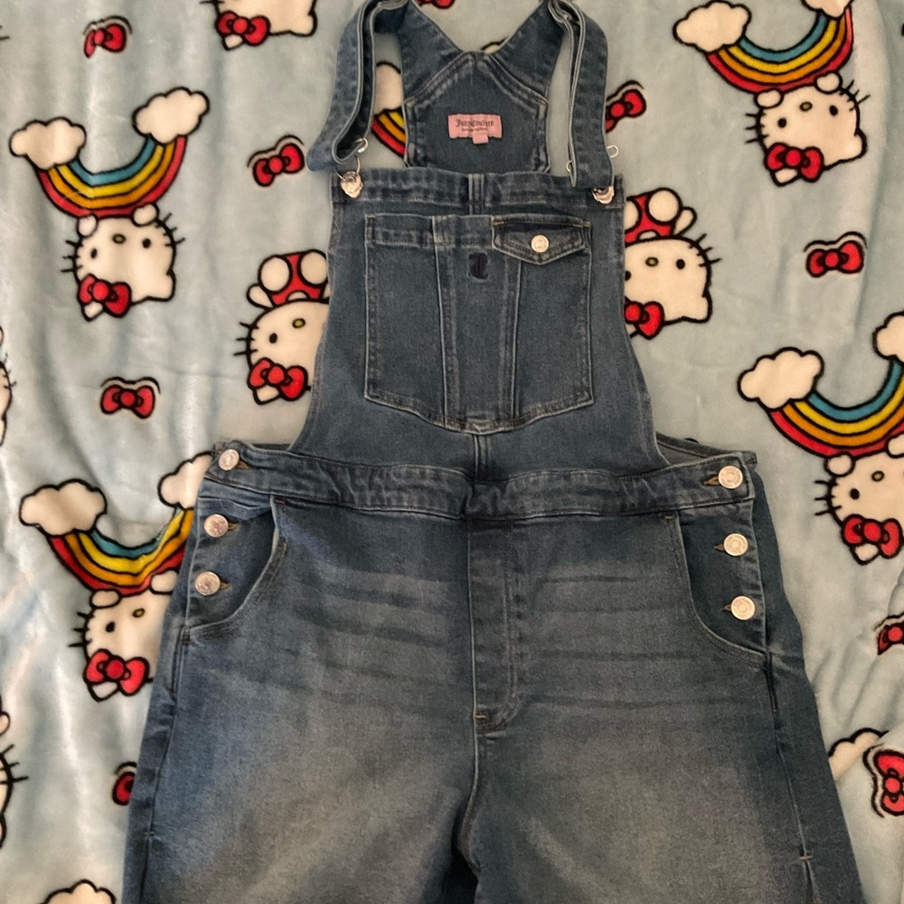 Juicy Couture Blue Denim Overalls